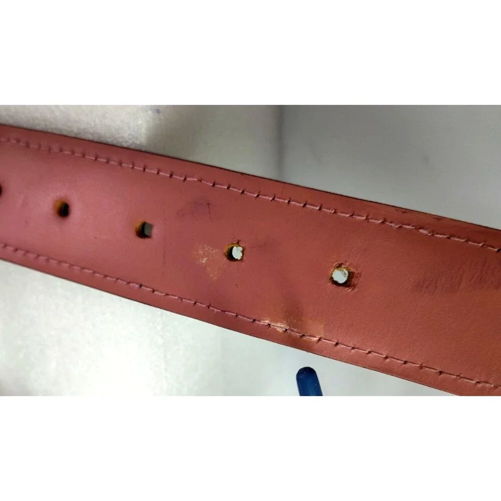 DRUH Mens Black Leather  Belt Size 30
